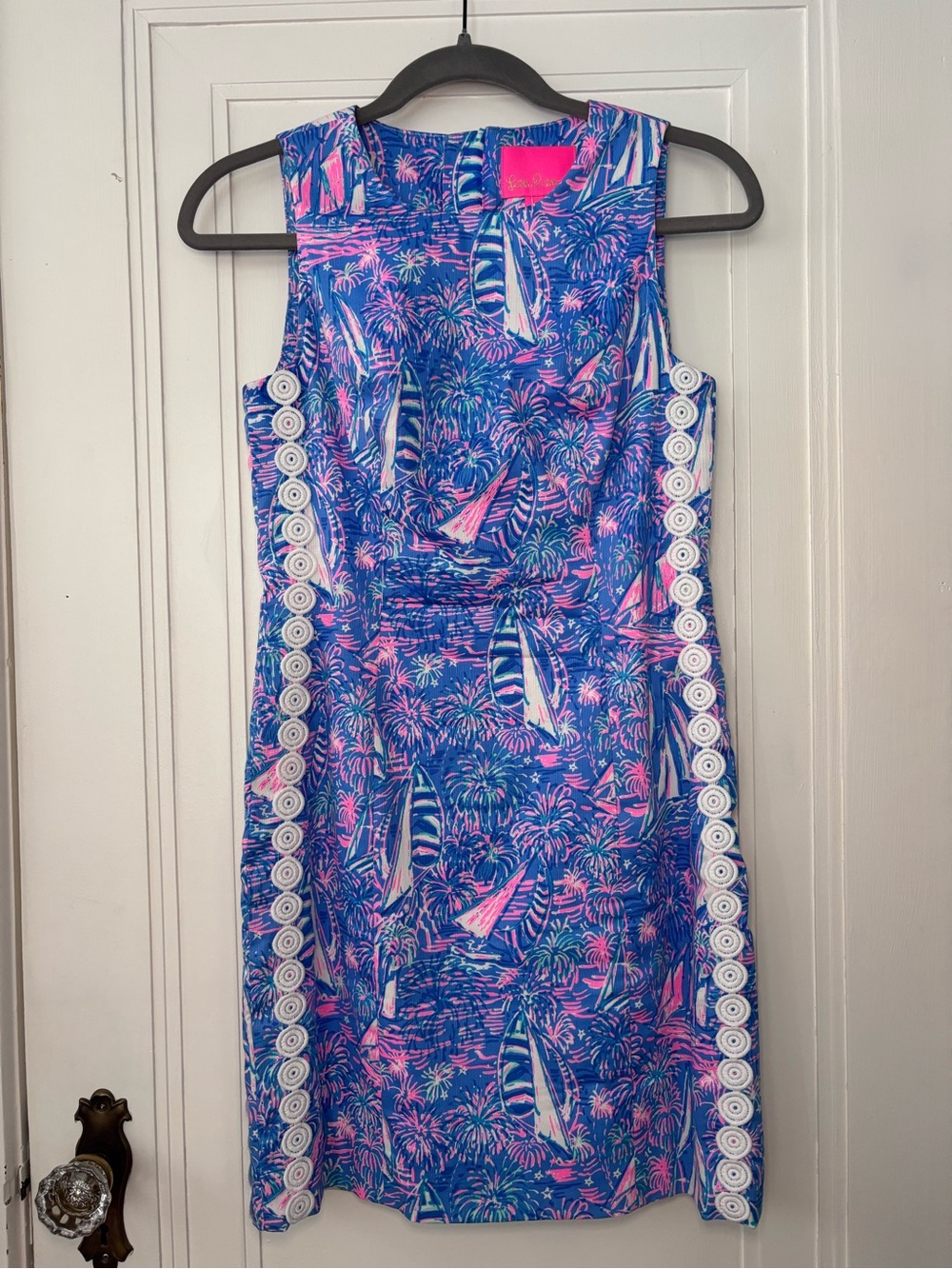 Lilly Pulitzer Mila Stretch Shift Dress EUC 00 - Picture 6 of 7